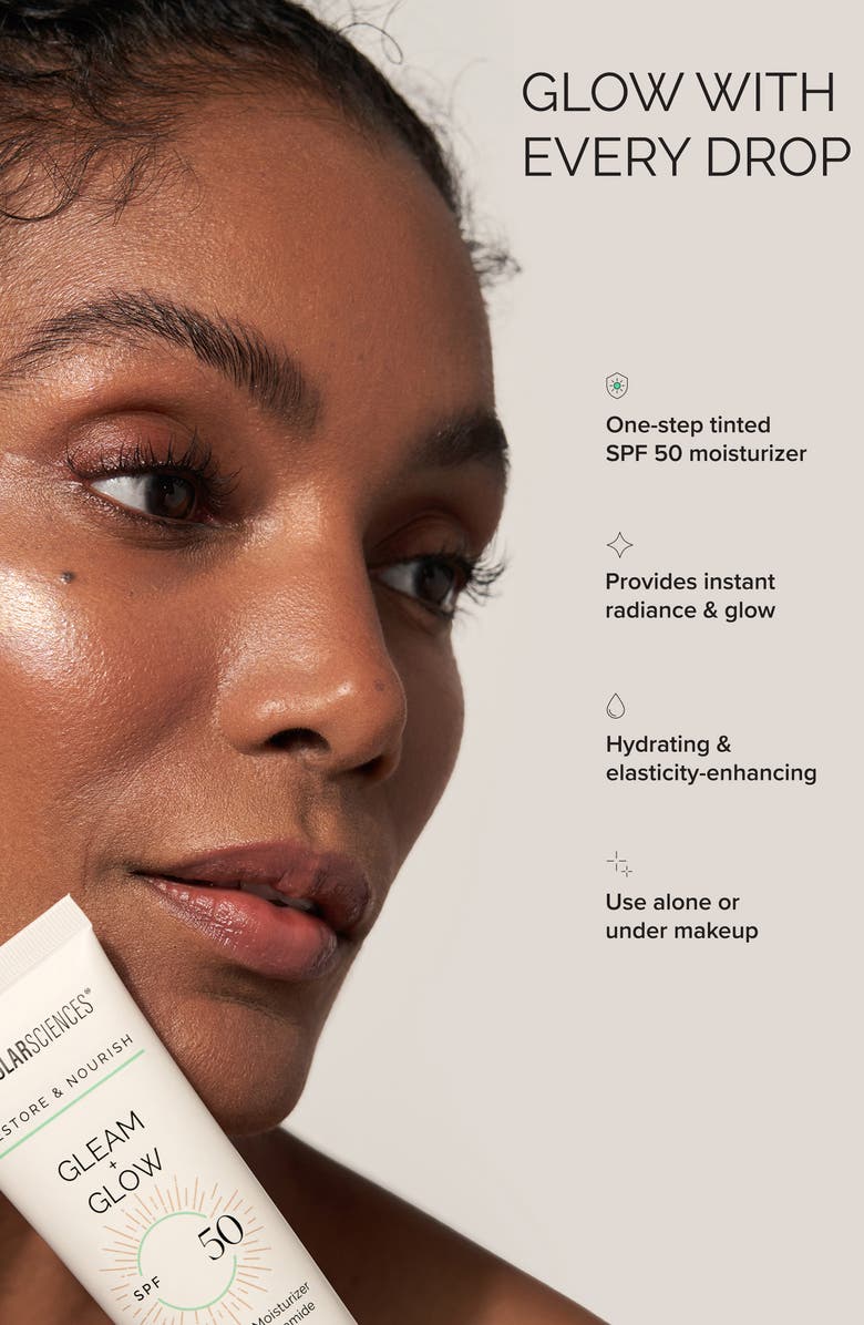MDSolarSciences Gleam + Glow SPF 50, Alternate, color, NO COLOR