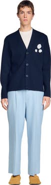 SANDRO Cardigan with floral pattern