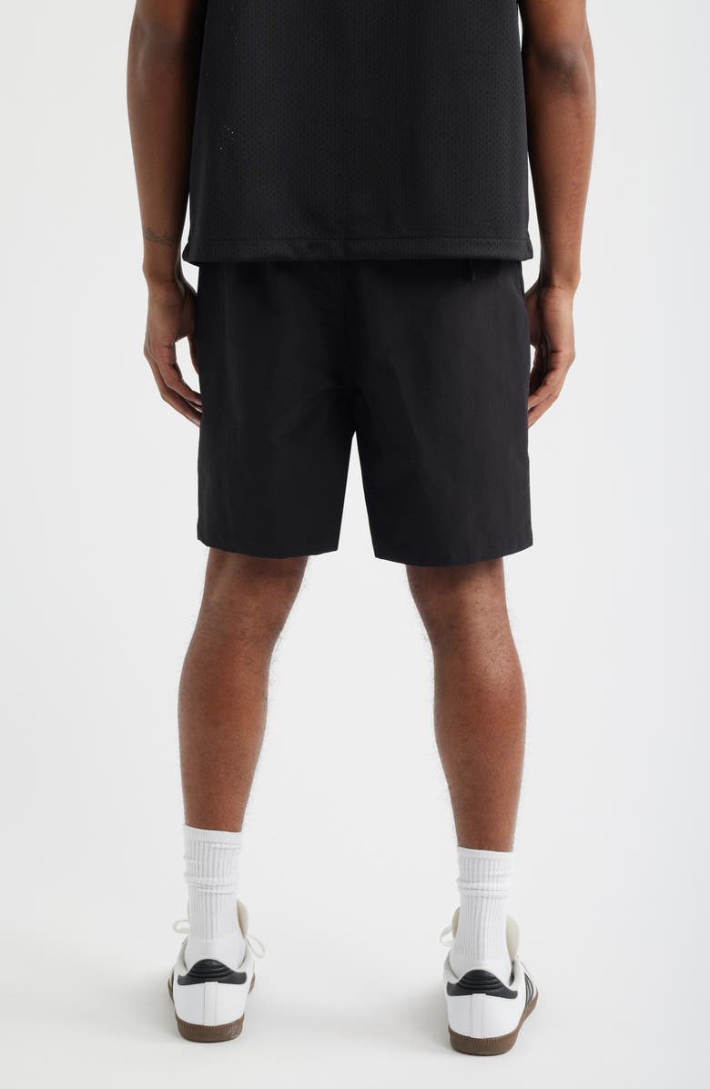 Billionaire Boys Club Shibuya Nylon Drawstring Shorts, Alternate, color, Black