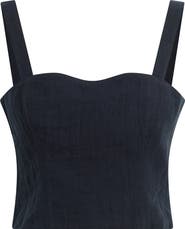 Favorite Daughter There For You Linen Crop Top