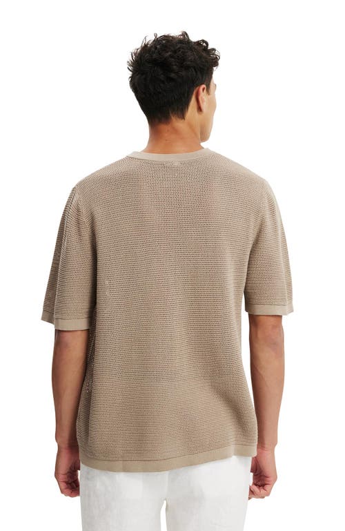 Shop Cotton On Knit Tee In Warm Grey