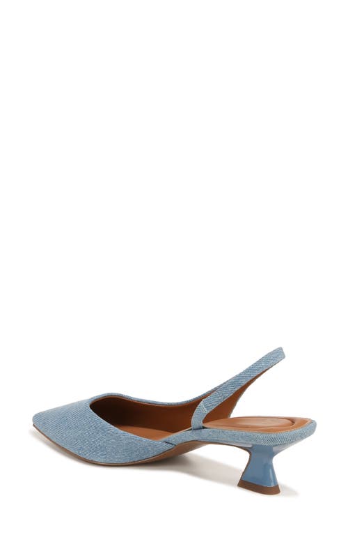 Sarto By Franco Sarto Devin Pointed Toe Slingback Pump In Blue