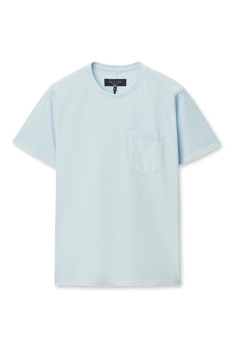 Classic Fit Garment Dye Pocket T-Shirt, Main, color, COLD BLUE