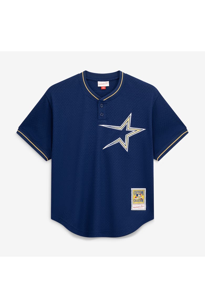 Men's Mitchell & Ness Billy Wagner Navy Houston Astros Authentic Batting Practice Jersey, Alternate, color, Navy