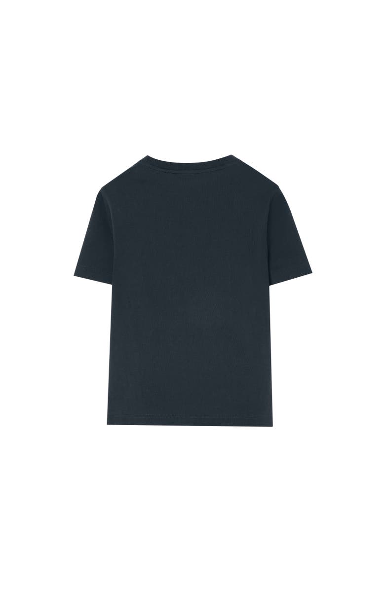 Burberry Teddy Bear's Picnic Cotton T-shirt, Alternate, color, Navy