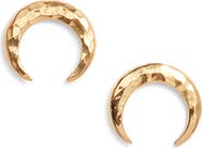 Kiara by Ki-Ele Kara Moon Stud Earrings