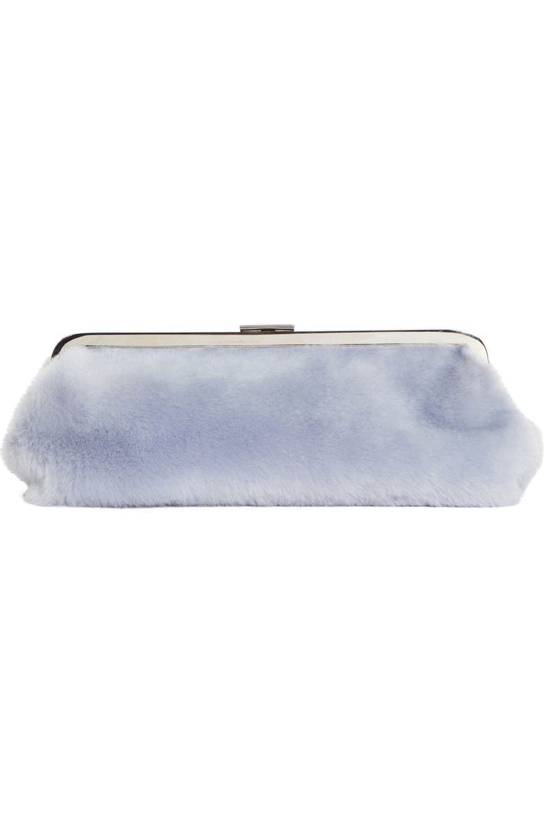 Proenza Schouler Armory Genuine Shearling Clutch, Main, color, Wisteria