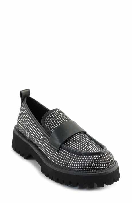 KARL LAGERFELD PARIS Grady Crystal Lug Sole Loafer