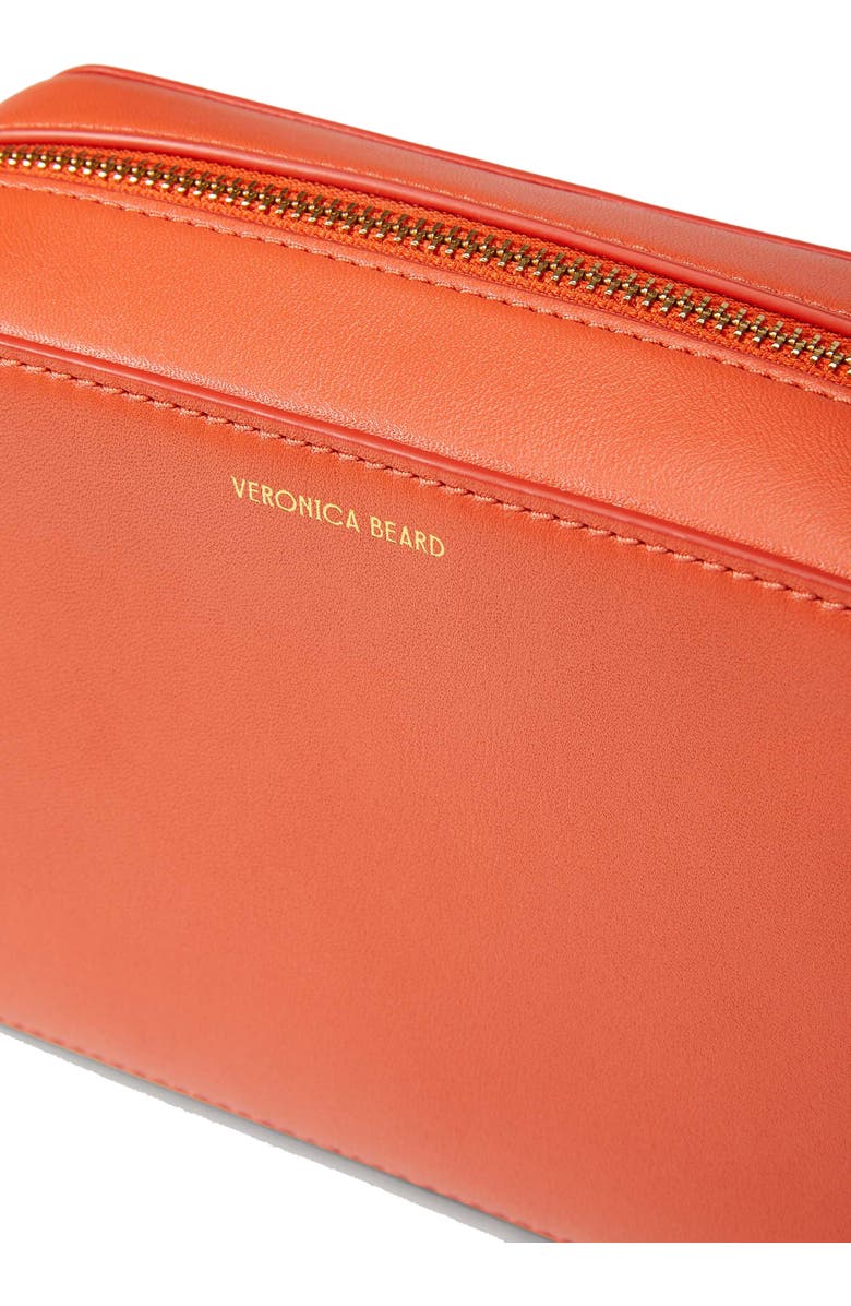 Veronica Beard Boxy Chain Leather Crossbody Bag, Alternate, color,