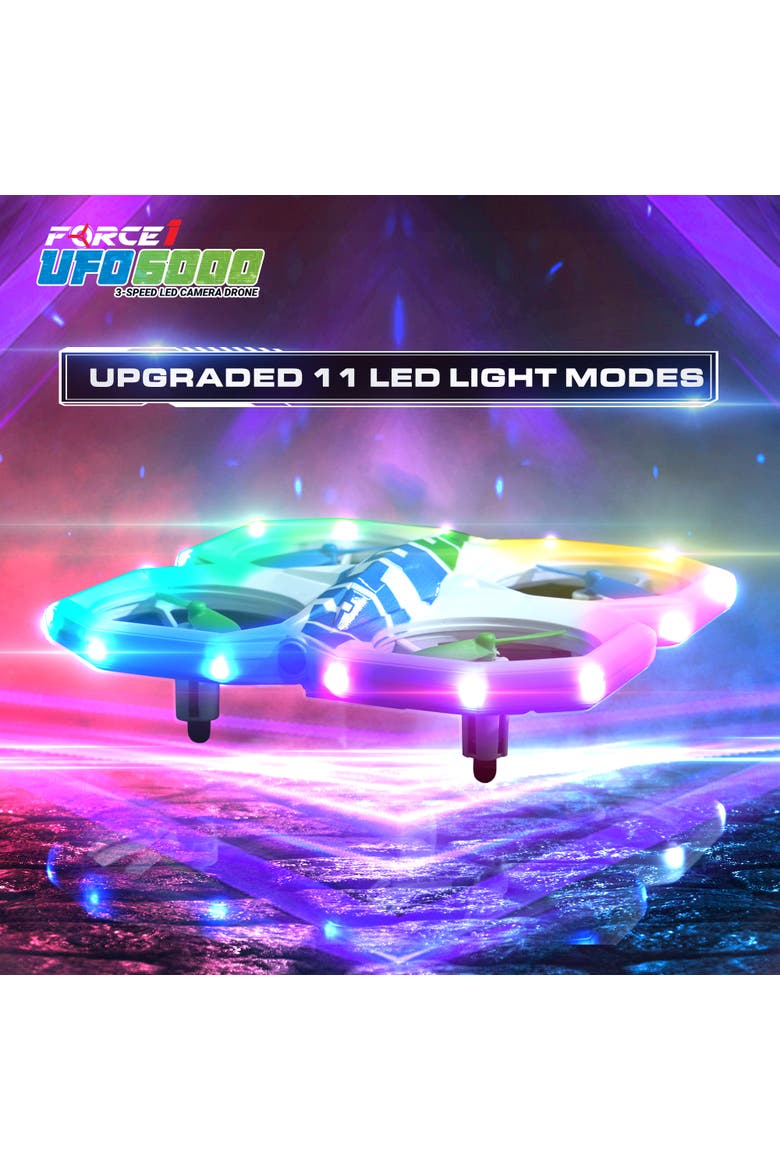 UFO 6000 Mini RC Stunt Aerial Drone, Alternate, color, White