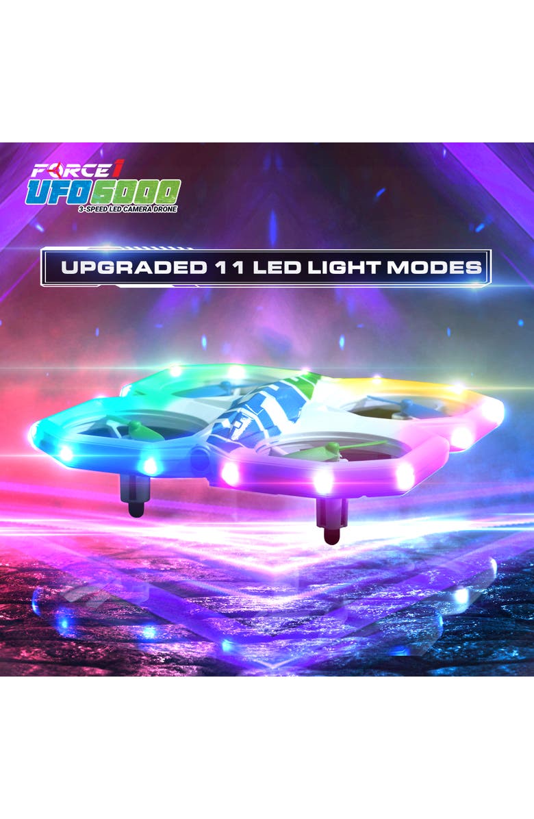 Force1 UFO 6000 Mini RC Stunt Aerial Drone, Alternate, color, White