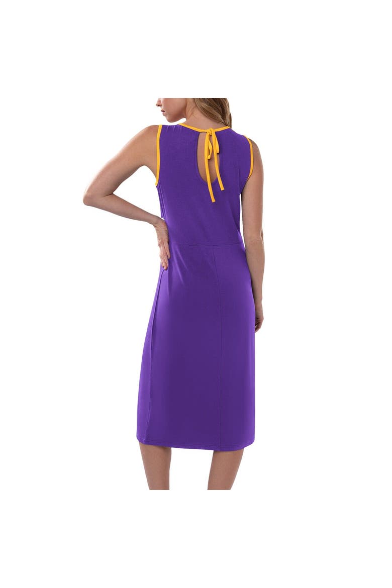 Women's G-III 4Her by Carl Banks Purple Minnesota Vikings Main Field Maxi Dress, Alternate, color, Purple