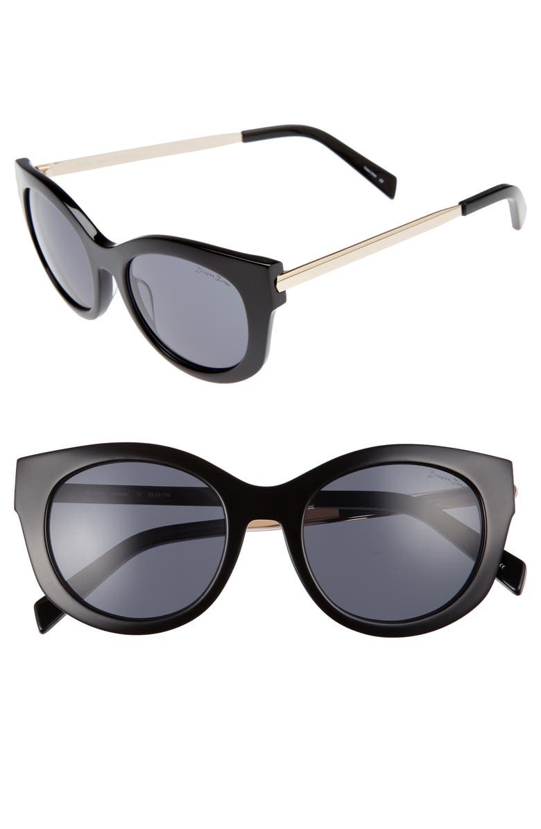 Draper James 53mm Modified Cat Eye Sunglasses, Main, color, 