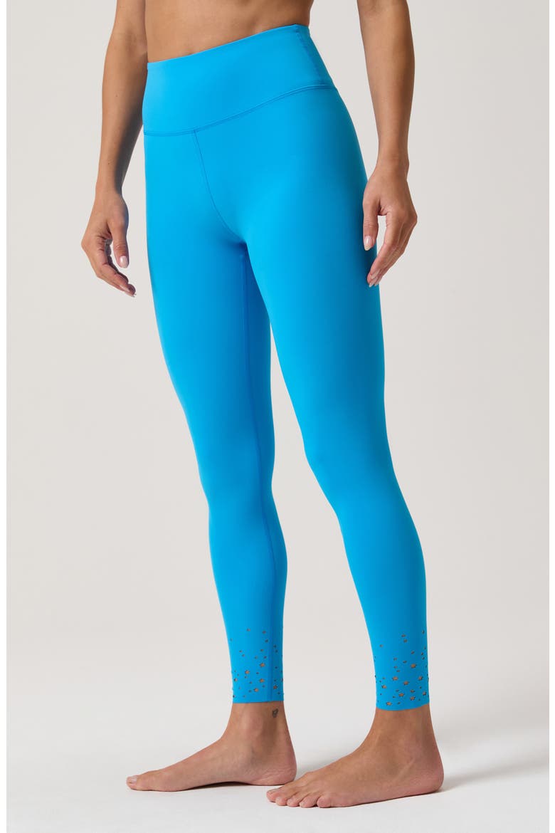 Starstruck Euphoria 7/8 High Waist Performance Leggings, Alternate, color, AQUA AURA