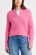 Caslon® Shaker Stitch Bomber Jacket