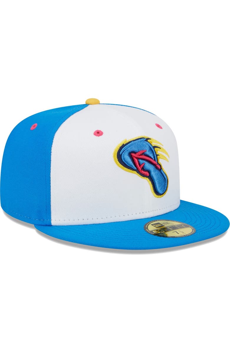 New Era Men's New Era White/Blue San Antonio Missions Copa De La Diversion 59FIFTY Fitted Hat, Alternate, color, White