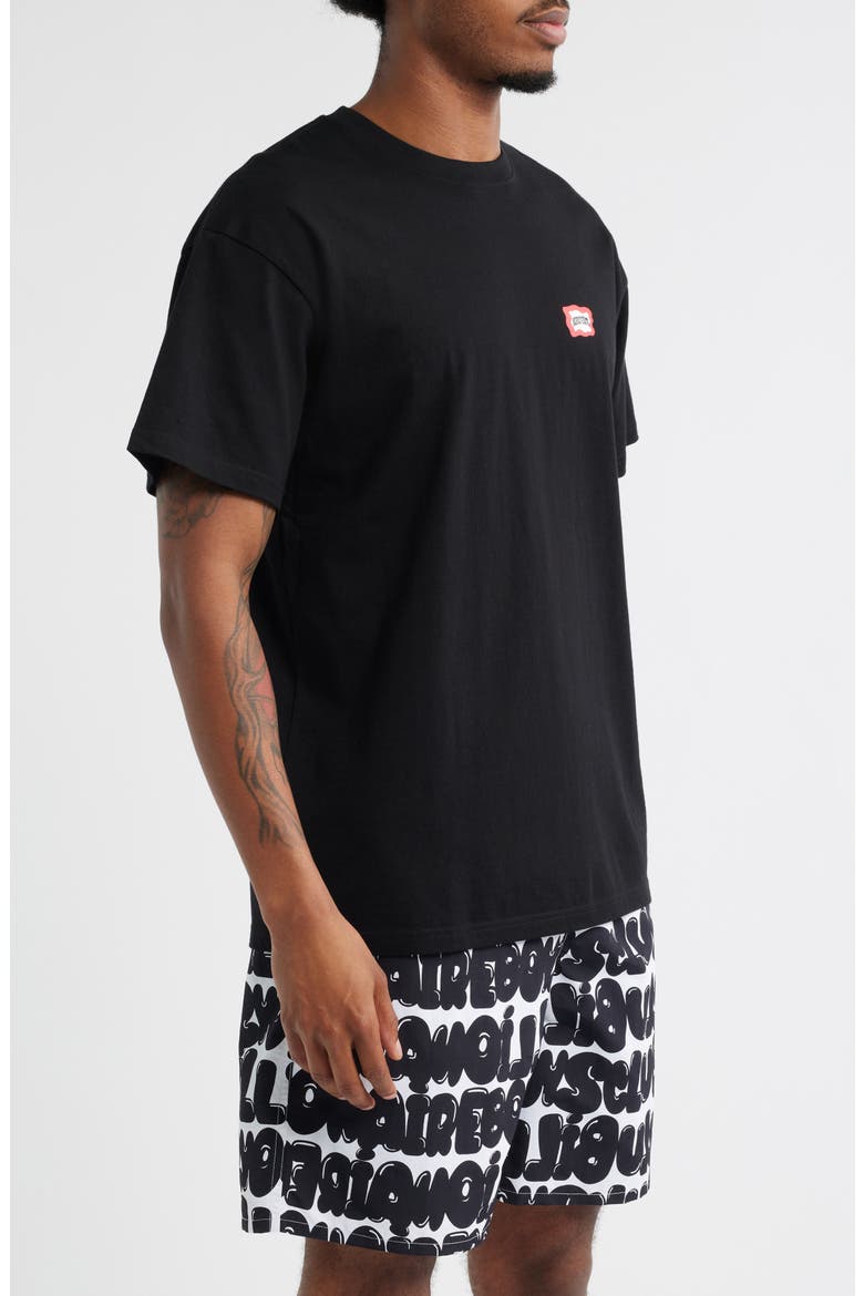 Diner Foods Graphic T-Shirt, Alternate, color, BLACK