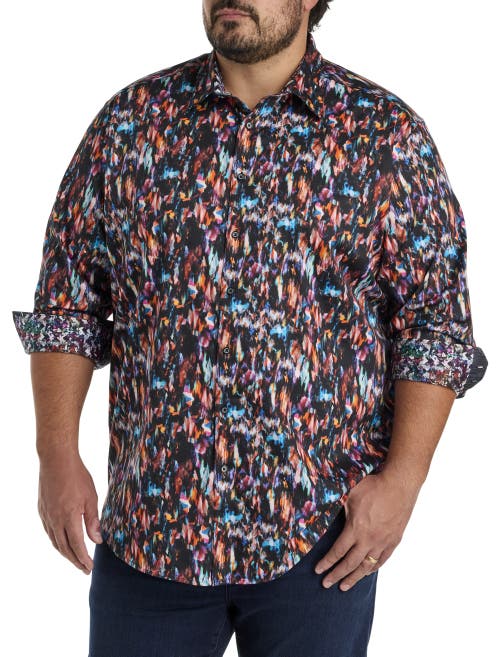 Robert Graham Dxl Big & Tall Bratton Sport Shirt In Multi