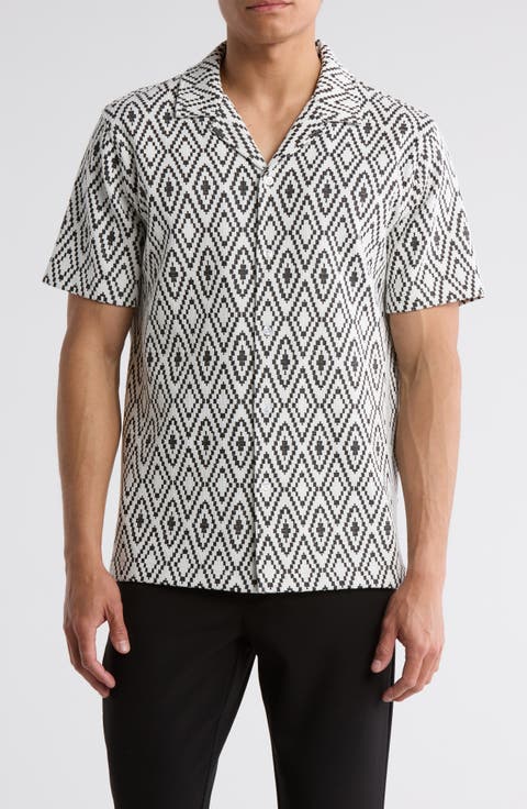 Jacquard Camp Shirt