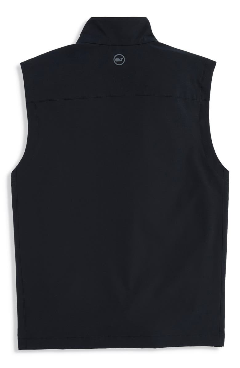 vineyard vines The On-the-Go Mariner Water Resistant Vest, Alternate, color, Jet Black