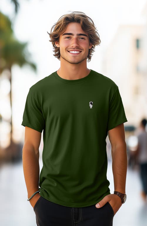 Dalix Astronaut Tee In Olive