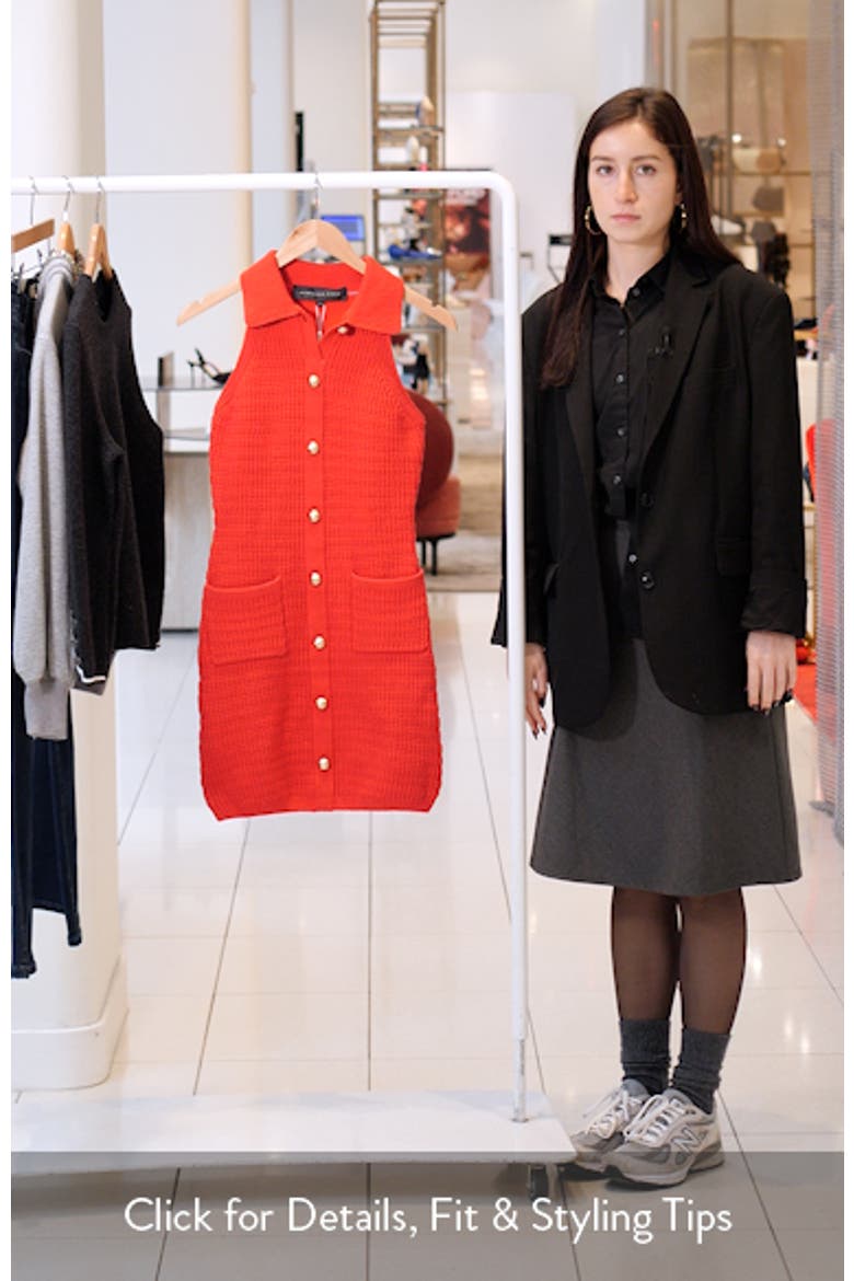 Sleeveless Sweater Dress video