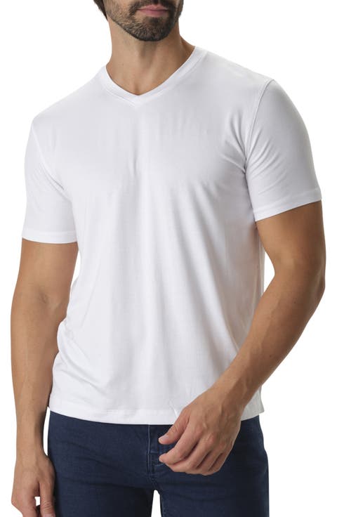 V-Neck Stretch Modal T-Shirt
