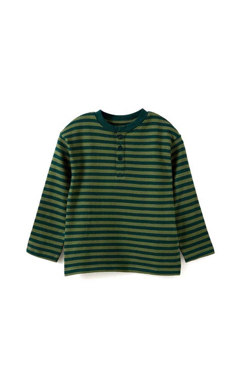 Kid's Henley Button Long Sleeve