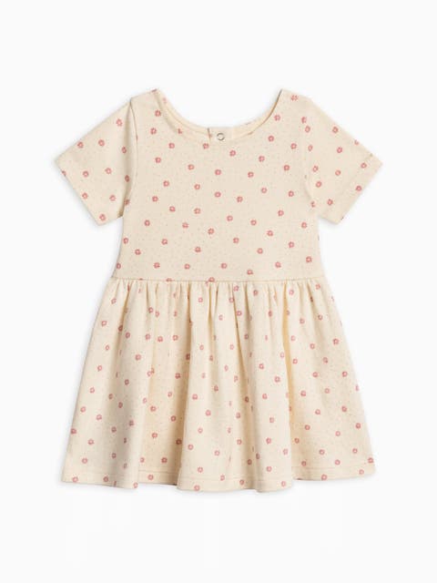Organic Cotton Stella Short Sleeve Swing Dress (Baby)