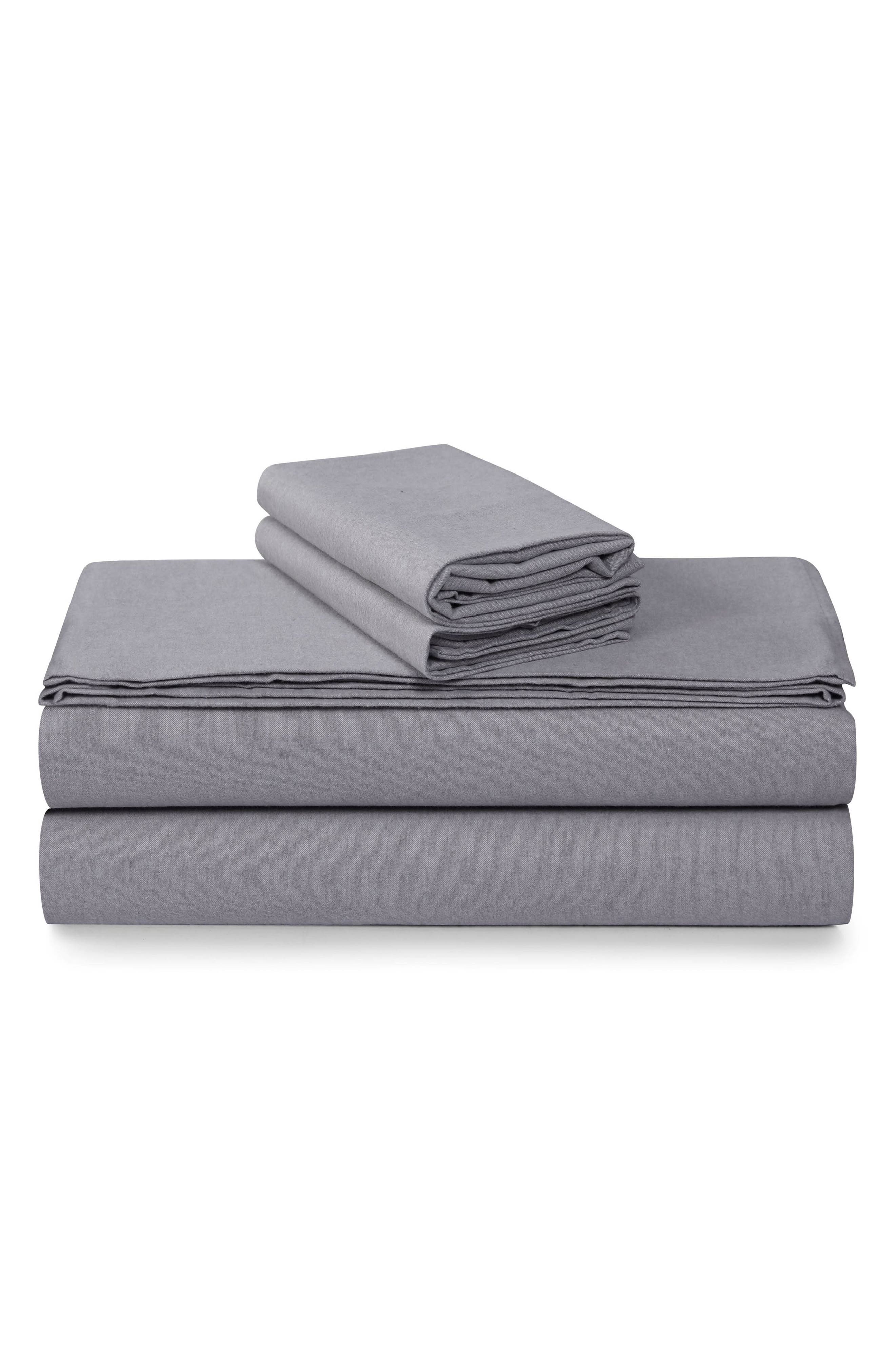 AZORES HOME Yarn Dyed Flannel Sheet Set