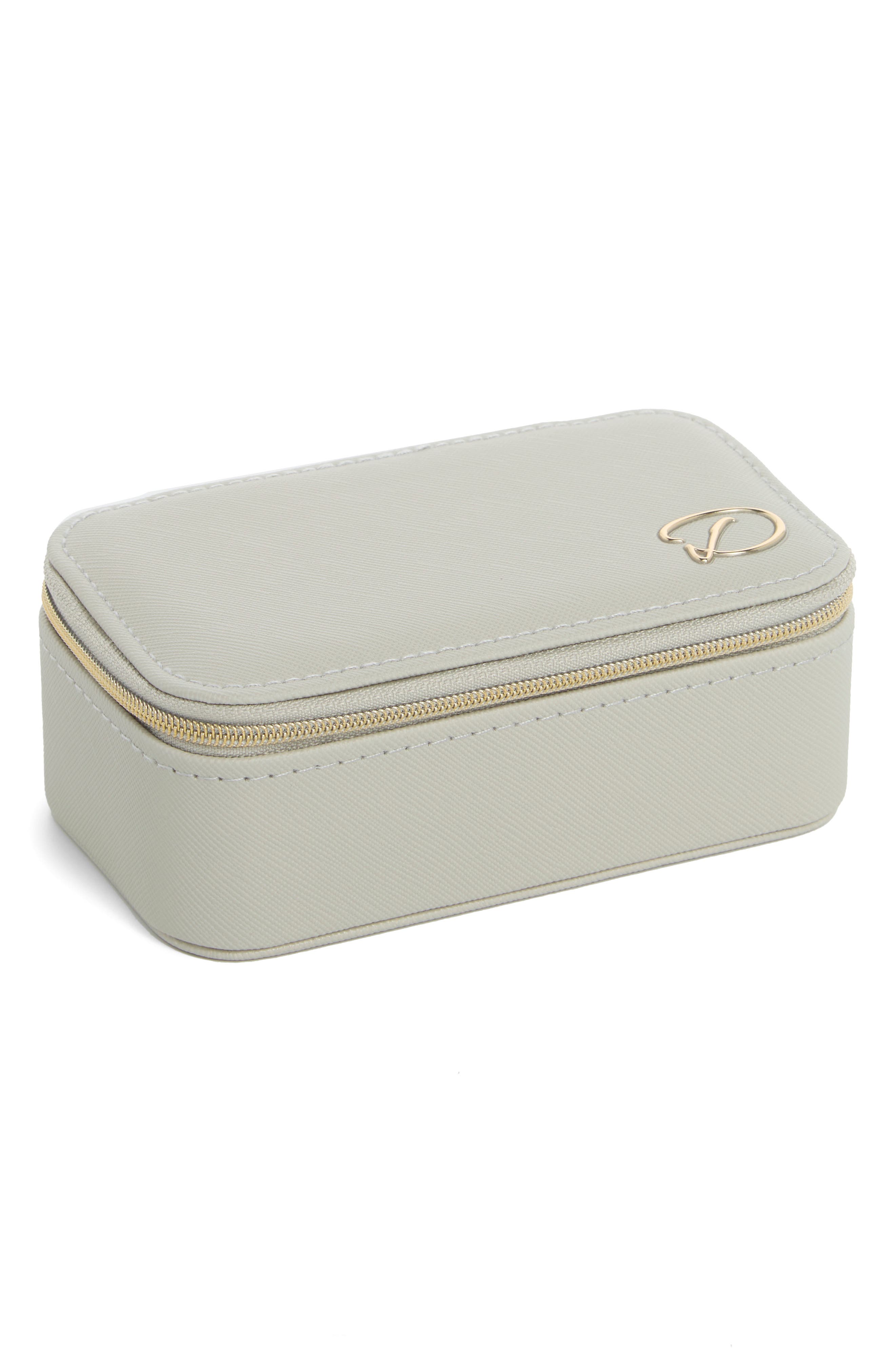 Nordstrom Script Initial Rectangle Jewelry Box (Women) | Nordstrom