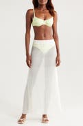 Solid & Striped The Theresa Semisheer Cover-Up Maxi Skirt