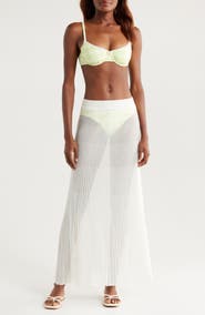 Solid & Striped The Theresa Semisheer Cover-Up Maxi Skirt