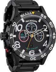 Nixon 51-30 Fisheye Chronograph Bracelet Watch, 51mm