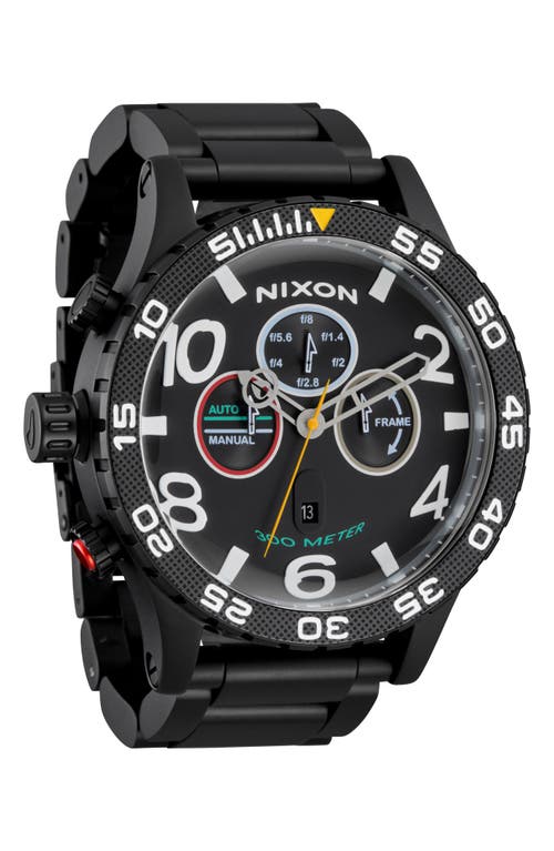 Nixon 51-30 Fisheye Chronograph Bracelet Watch, 51mm