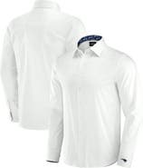 J. Palmer Men's J. Palmer White New England Patriots Man-In-Motion Long Sleeve Button-Up Dress Shirt