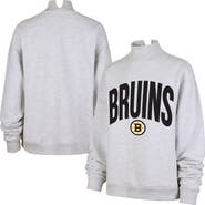 '47 Women's '47 Heather Gray Boston Bruins Subtle Muse Sweatshirt