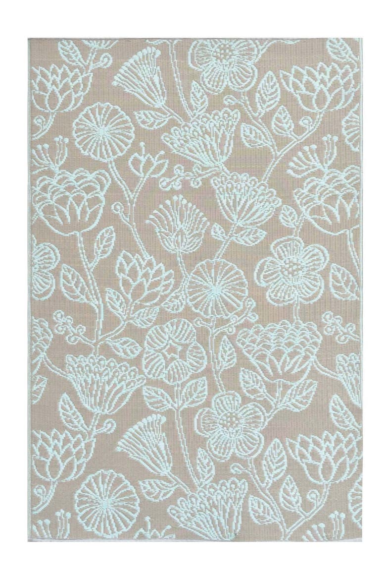 Line Flower Cool Aqua, Main, color, aqua and grey
