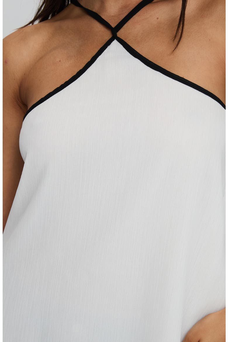 Rafaella Halter Top, Alternate, color, CREAM