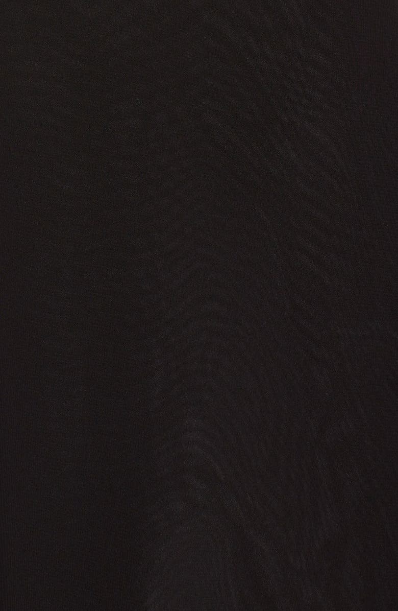 Hayley Paige Occasions Strapless Chiffon A-Line Gown with Removable Lace Overlay, Alternate, color,