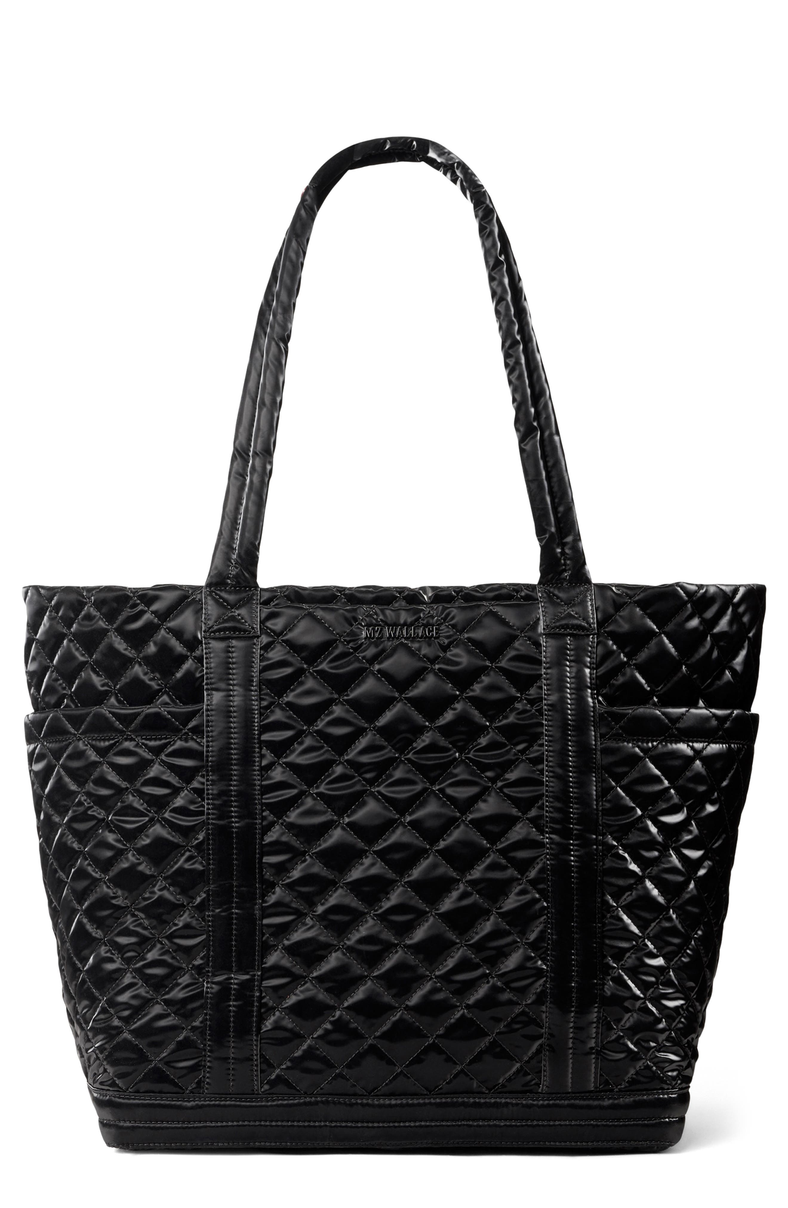 MZ Wallace Large Empire Deluxe Quilted Nylon Tote, Main, color, 