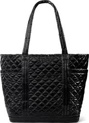 MZ Wallace Large Empire Deluxe Quilted Nylon Tote