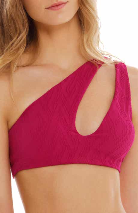 Cosita Linda Cutout One-Shoulder Bikini Top