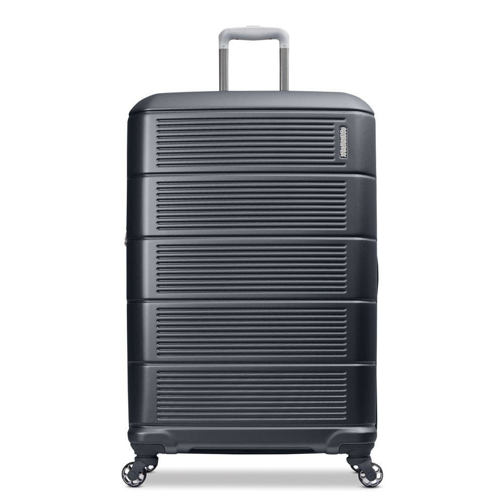 AMERICAN TOURISTER Stratum 2.0 Hardside 28" Large Spinner Checked Luggage, Alternate, color, Charcoal