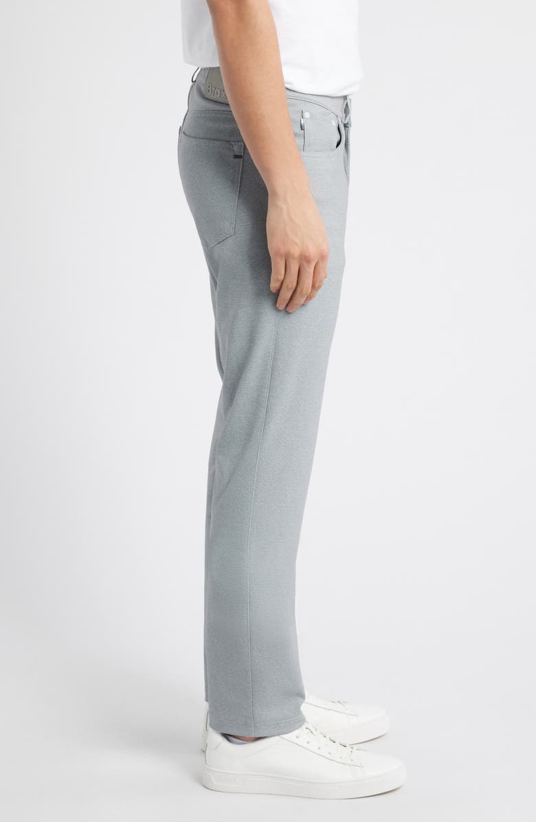 Brax Chuck Hi-Flex Modern Fit Houndstooth Five-Pocket Pants, Alternate, color, Platinum