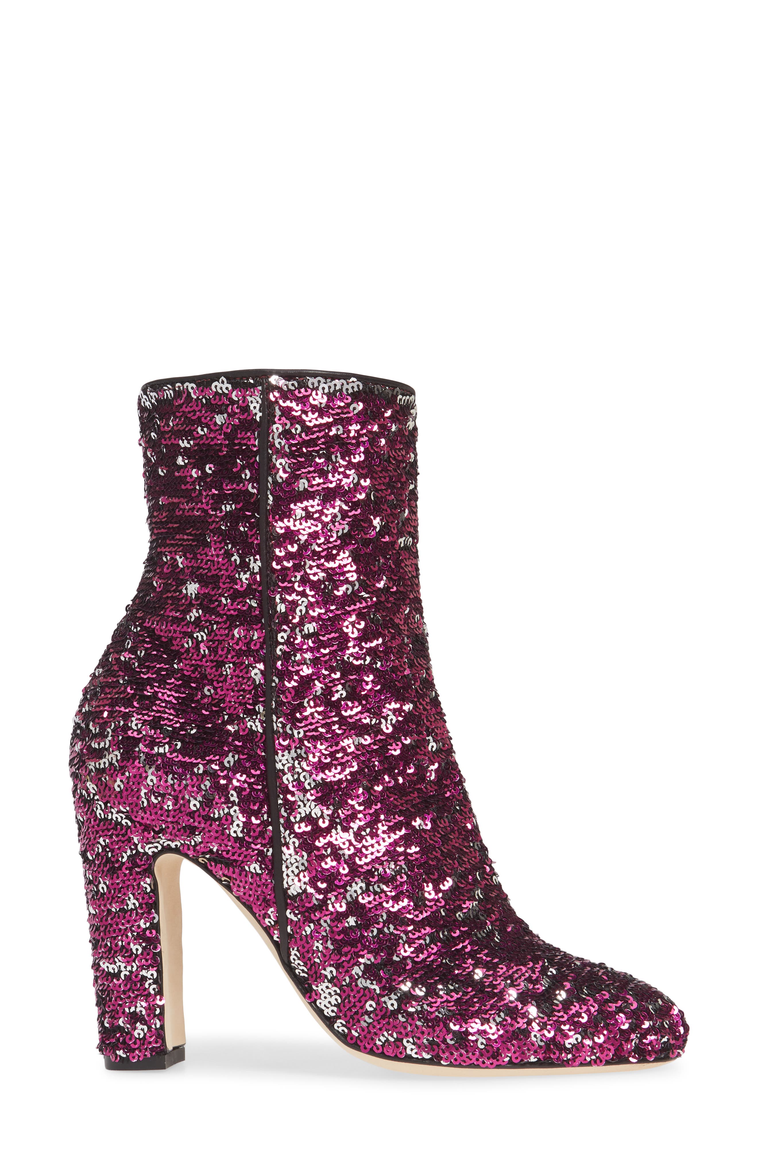 Paris Texas Reversible Sequin Bootie, Alternate, color, 
