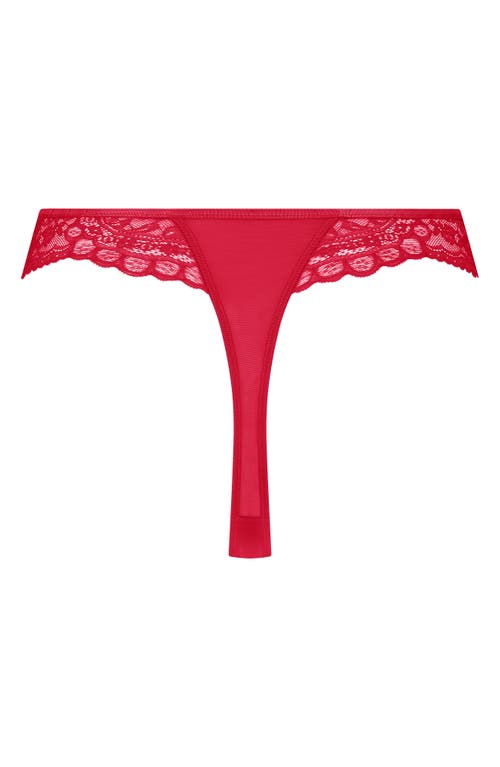 HUNKEMOLLER HUNKEMÖLLER JULIETTE LACE & MESH THONG 