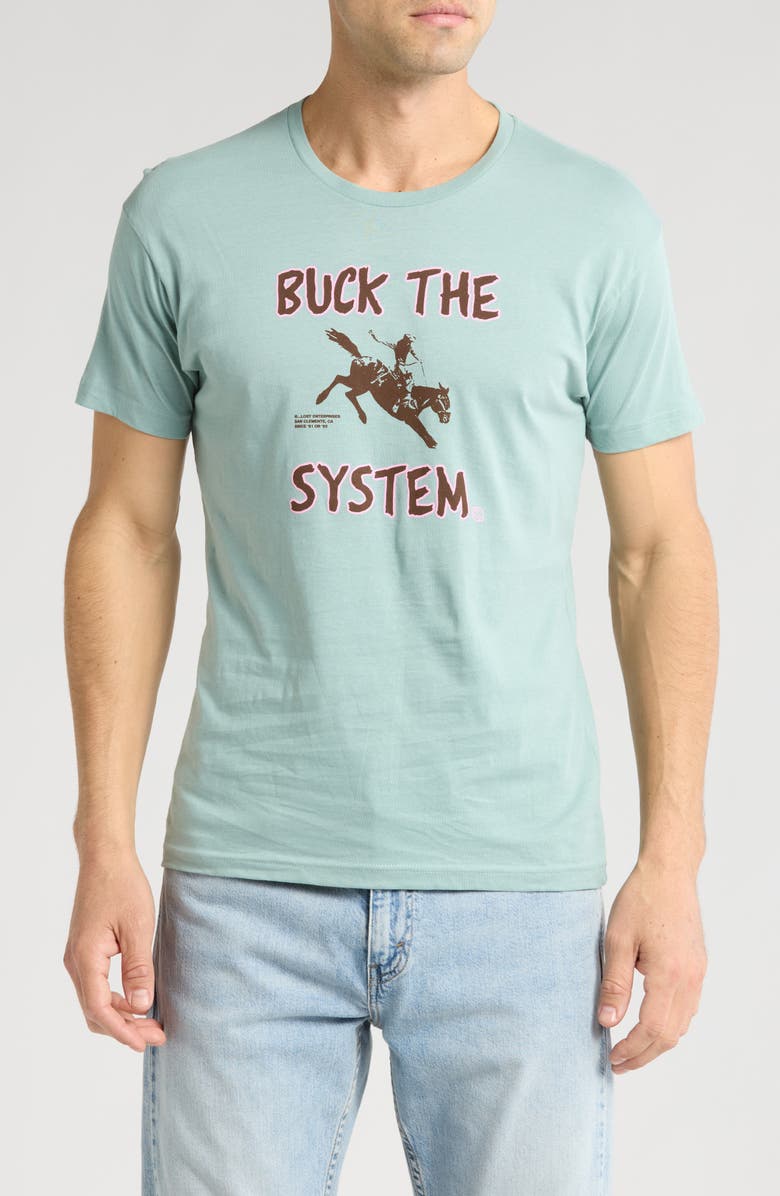 Lost Buck the System Graphic T-Shirt, Main, color,