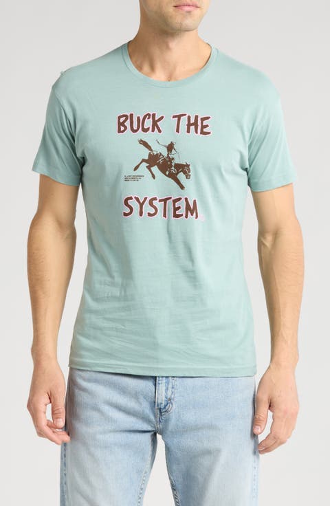 Buck the System Graphic T-Shirt