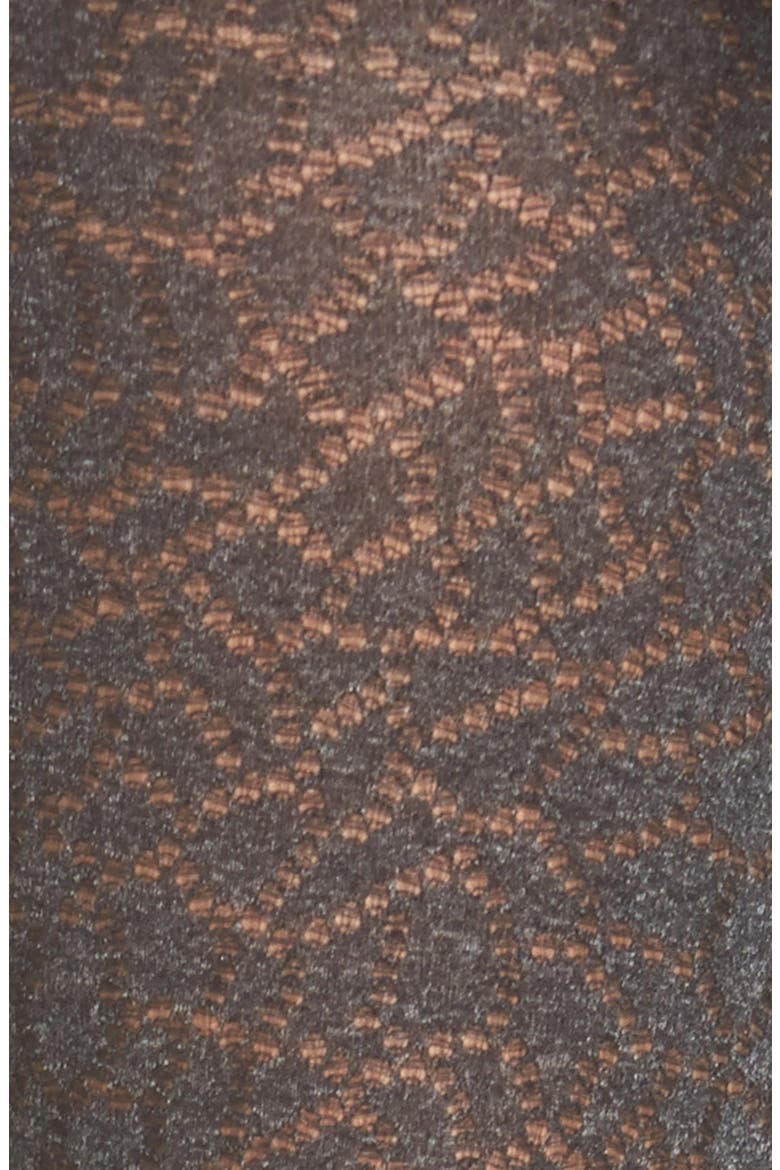 Open Knit Tights, Alternate, color, BLACK MELANGE